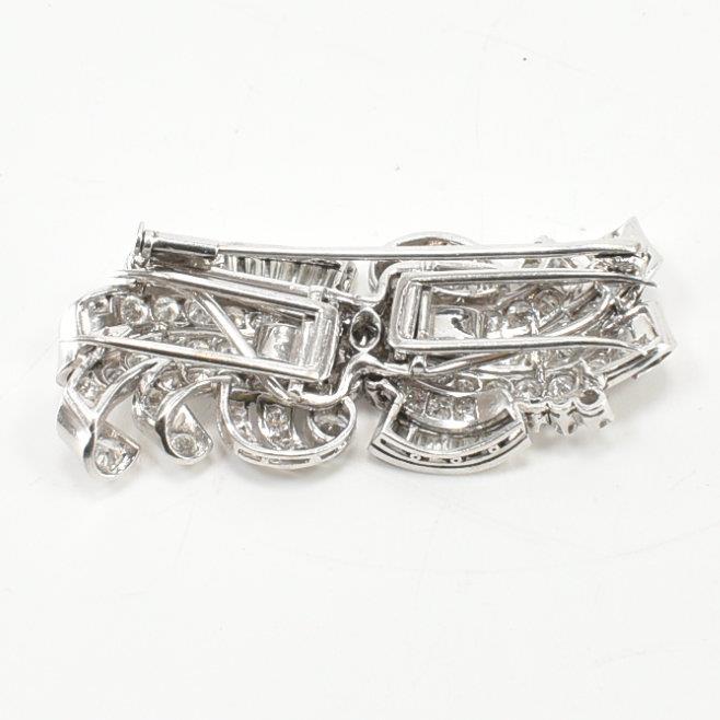 ART DECO DIAMOND TWIN DRESS CLIP - Image 4 of 7