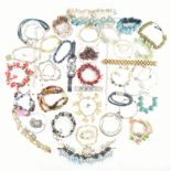 COLLECTION OF ASSORTED COSTUME JEWELLERY BRACELETS