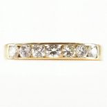 GOLD & DIAMOND HALF ETERNITY RING