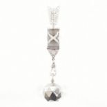 ART DECO UTI PARIS WATCH ON DIAMOND SET ARROW FOB