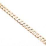 HALLMARKED 9CT GOLD CURB LINK CHAIN BRACELET