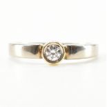 14CT GOLD & DIAMOND SOLITAIRE RING