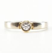 14CT GOLD & DIAMOND SOLITAIRE RING