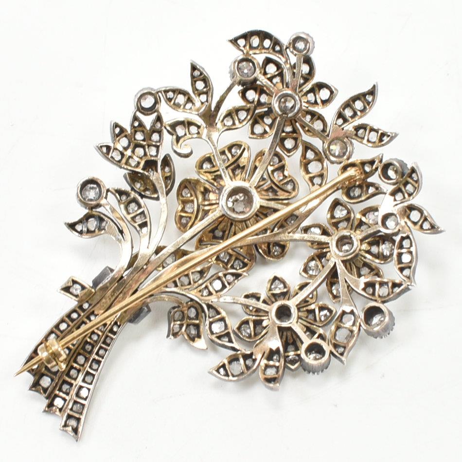 1920S DIAMOND BOUQUET BROOCH PIN - Image 3 of 7