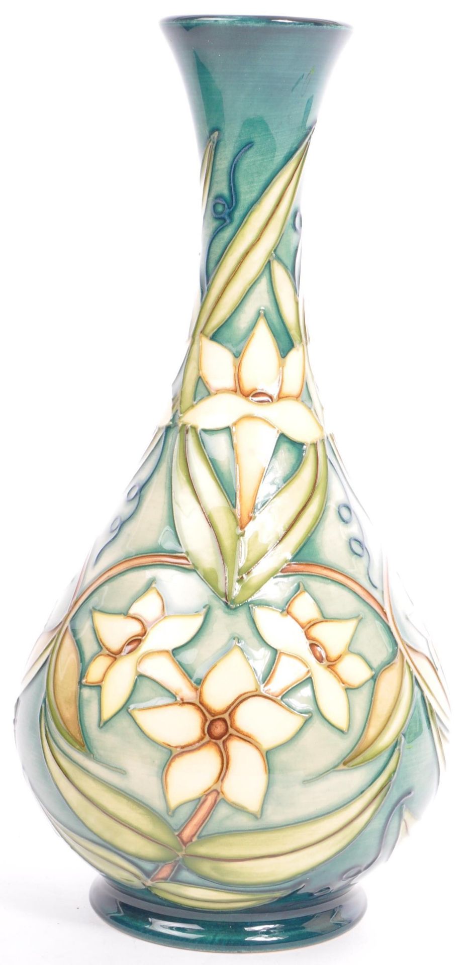 MOORCROFT CAROUSEL JASMINE BOXED VASE - Image 2 of 5