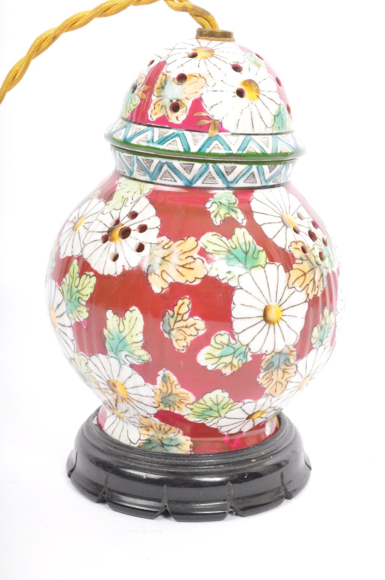 COLLECTION OF THREE AEROZON PORCELAIN GINGER JAR LAMPS - Image 4 of 5