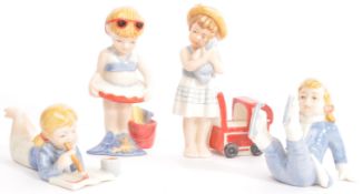 A COLLECTION OF ROYAL COPENHAGEN MINI COLLECTION FIGURINES