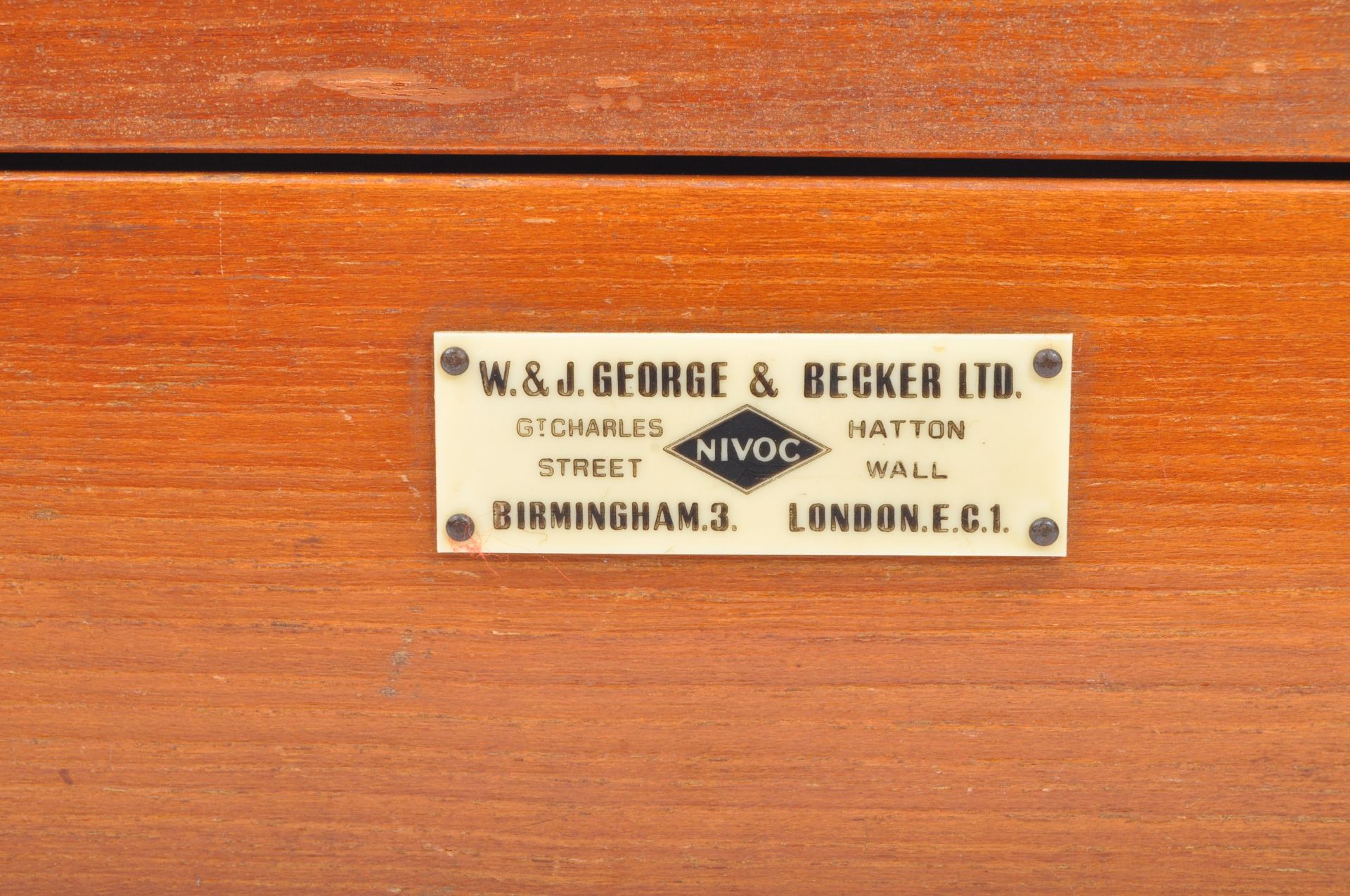 A VINTAGE LABORATORY RESISTANCE BOX BY W & J GEORGE & BECKER - Image 5 of 6