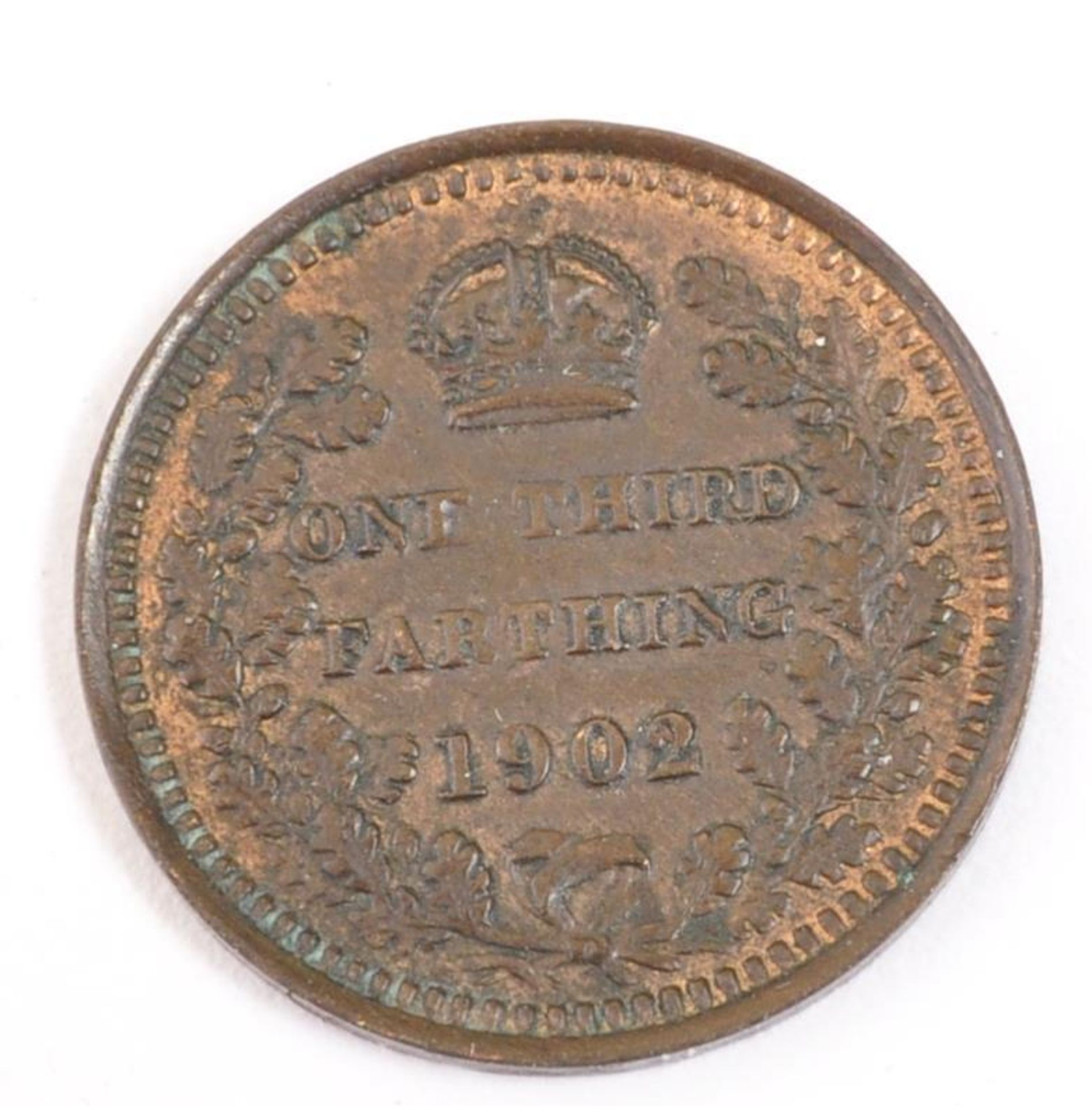 QUEEN VICTORIA 1885 & KING EDWARD VII 1902 ONE THIRD FARTHINGS - Image 4 of 5