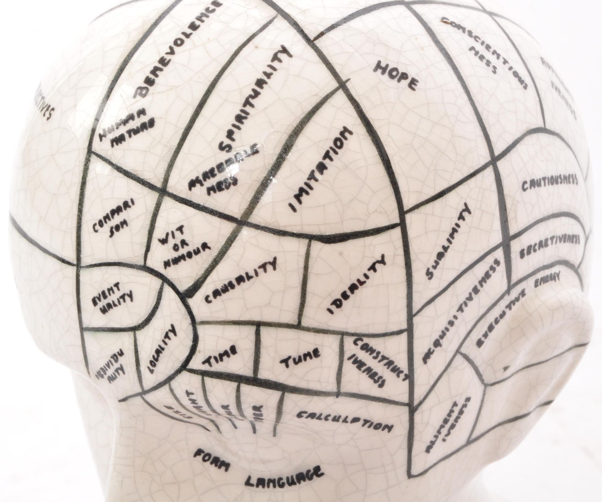 VICTORIAN MANNER PHRENOLOGY HEAD - Image 5 of 6