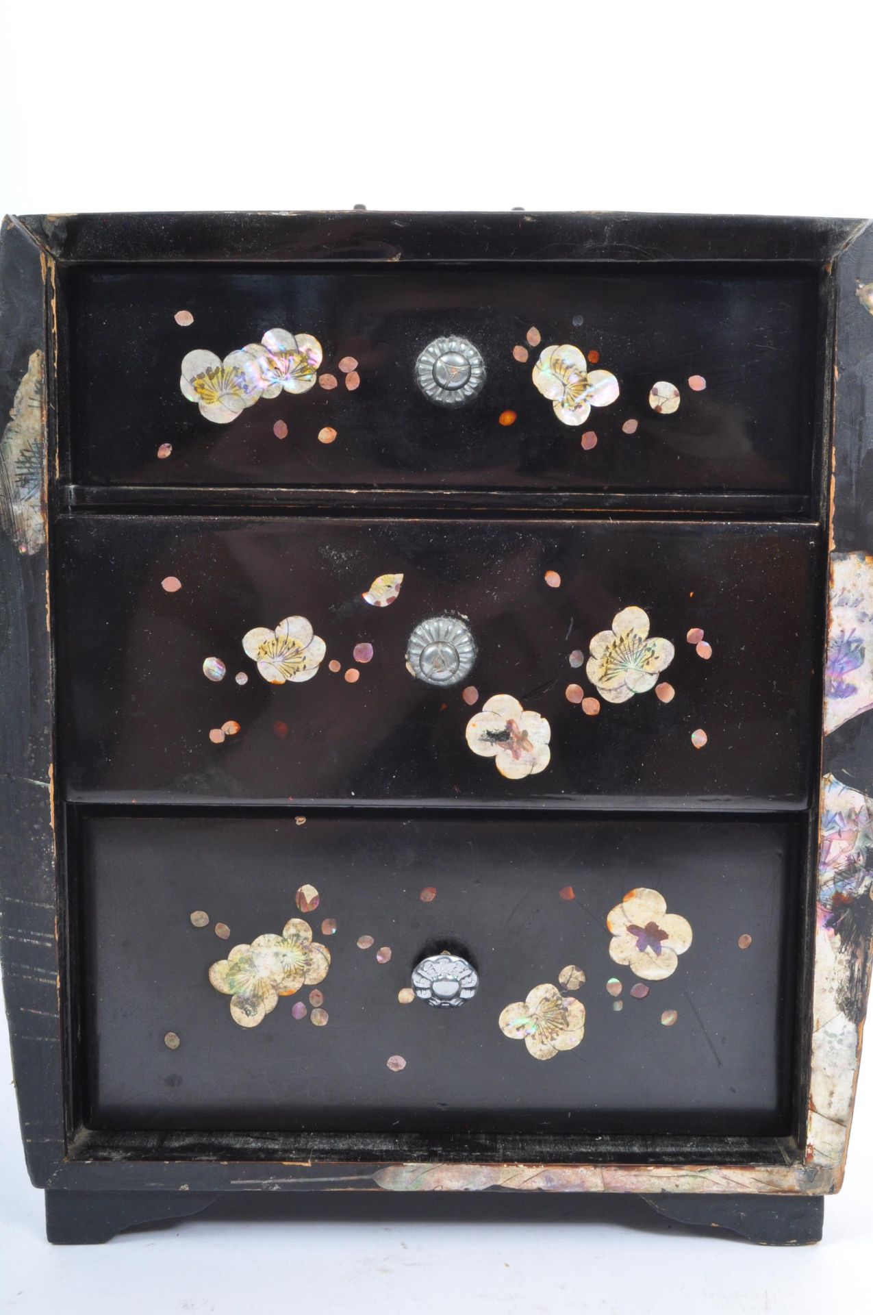 EARLY 20TH CENTURY JAPANESE SHIBAYAMA JEWELLERY BOX - Image 7 of 9