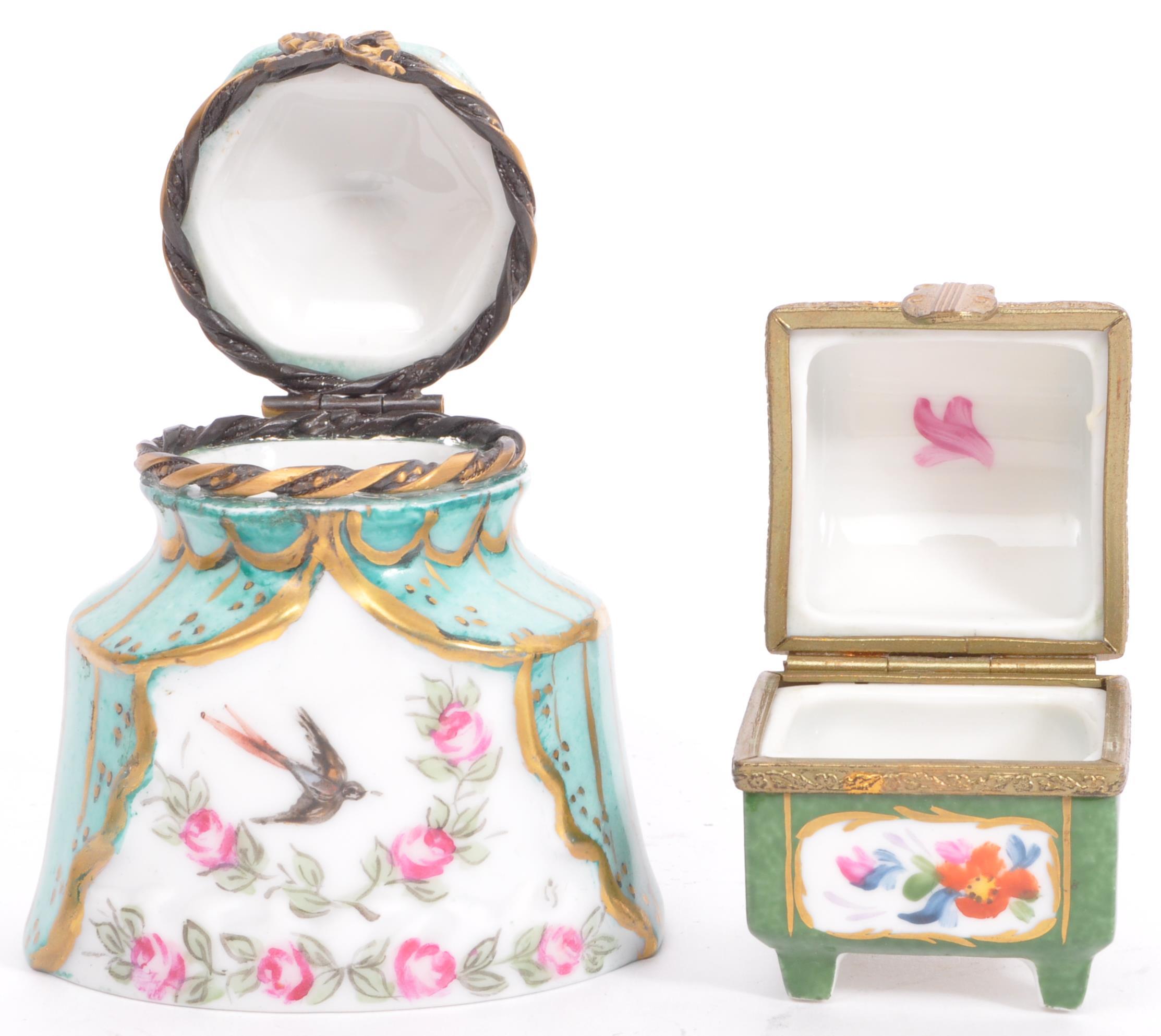 AN ASSORTMENT OF MINIATURE STUDIO ART PORCELAIN BY LIMOGES - Image 3 of 11