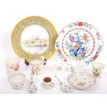 COLLECTION OF EARLY PORCELAIN TO INCLUDE MINTON & COALPORT