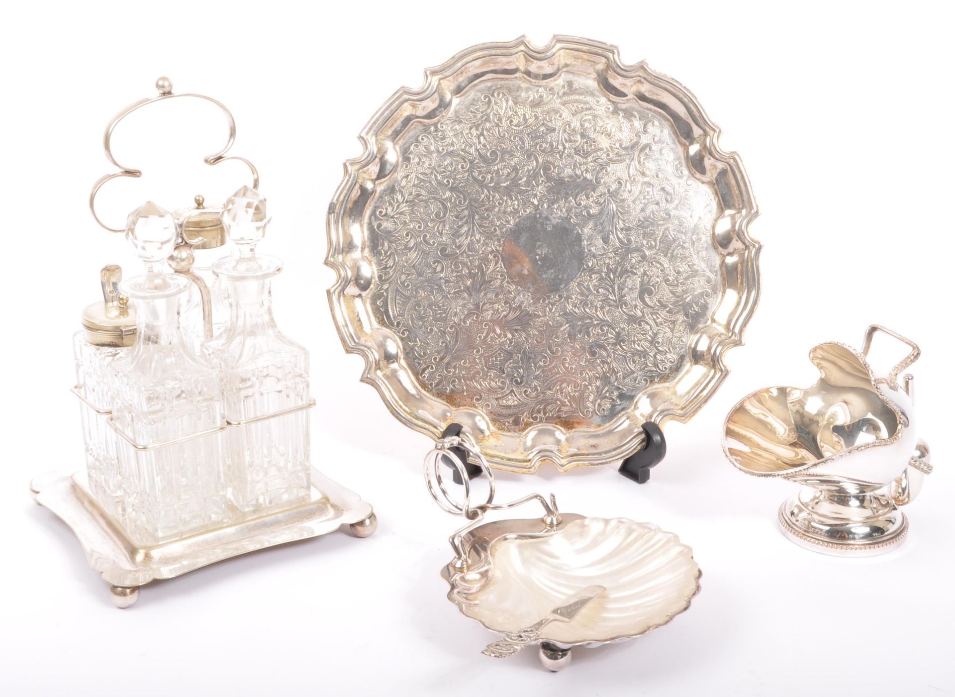 COLLECTION OF MID TO LATE 20TH CENTURY SILVER PLATED ITEMS