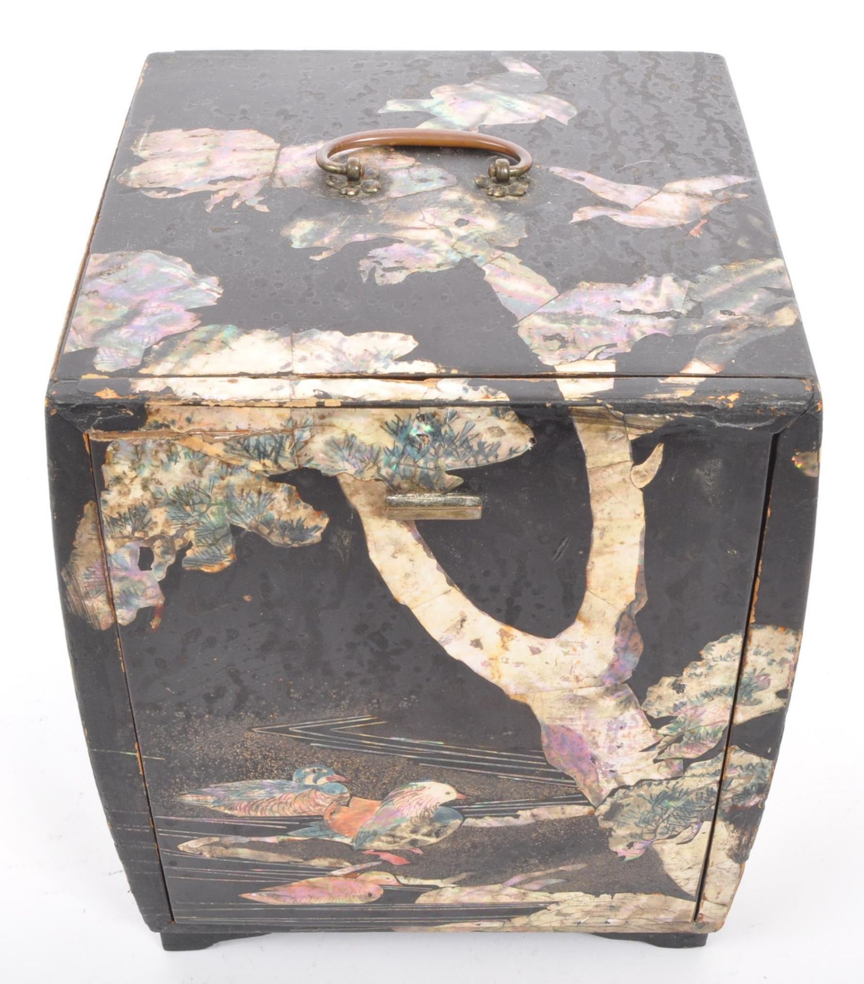 EARLY 20TH CENTURY JAPANESE SHIBAYAMA JEWELLERY BOX - Image 5 of 9