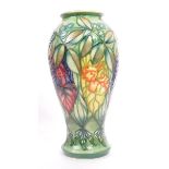 MOORCROFT RAIN FORREST VASE - SALLY TUFFIN