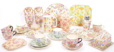 A LARGE & VARYING COLLECTION OF 20TH CENTURY CHINTZ CERAMICS
