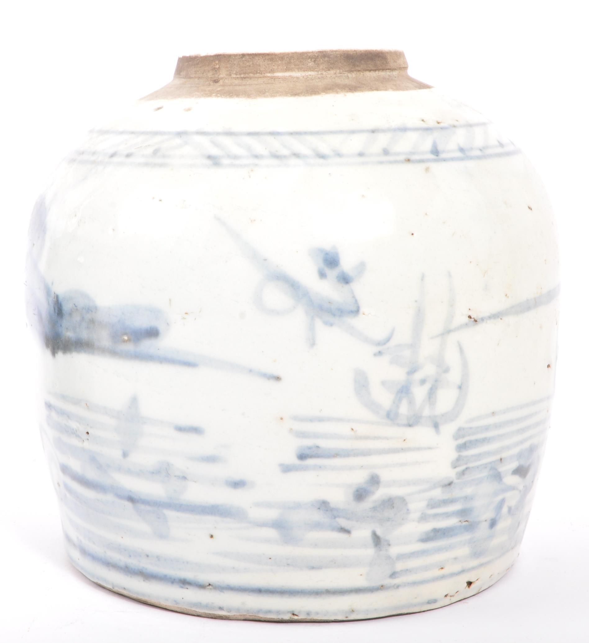 EARLY 20TH CENTURY CERAMIC BLUE & WHITE CHINESE GINGER JARS - Image 3 of 10