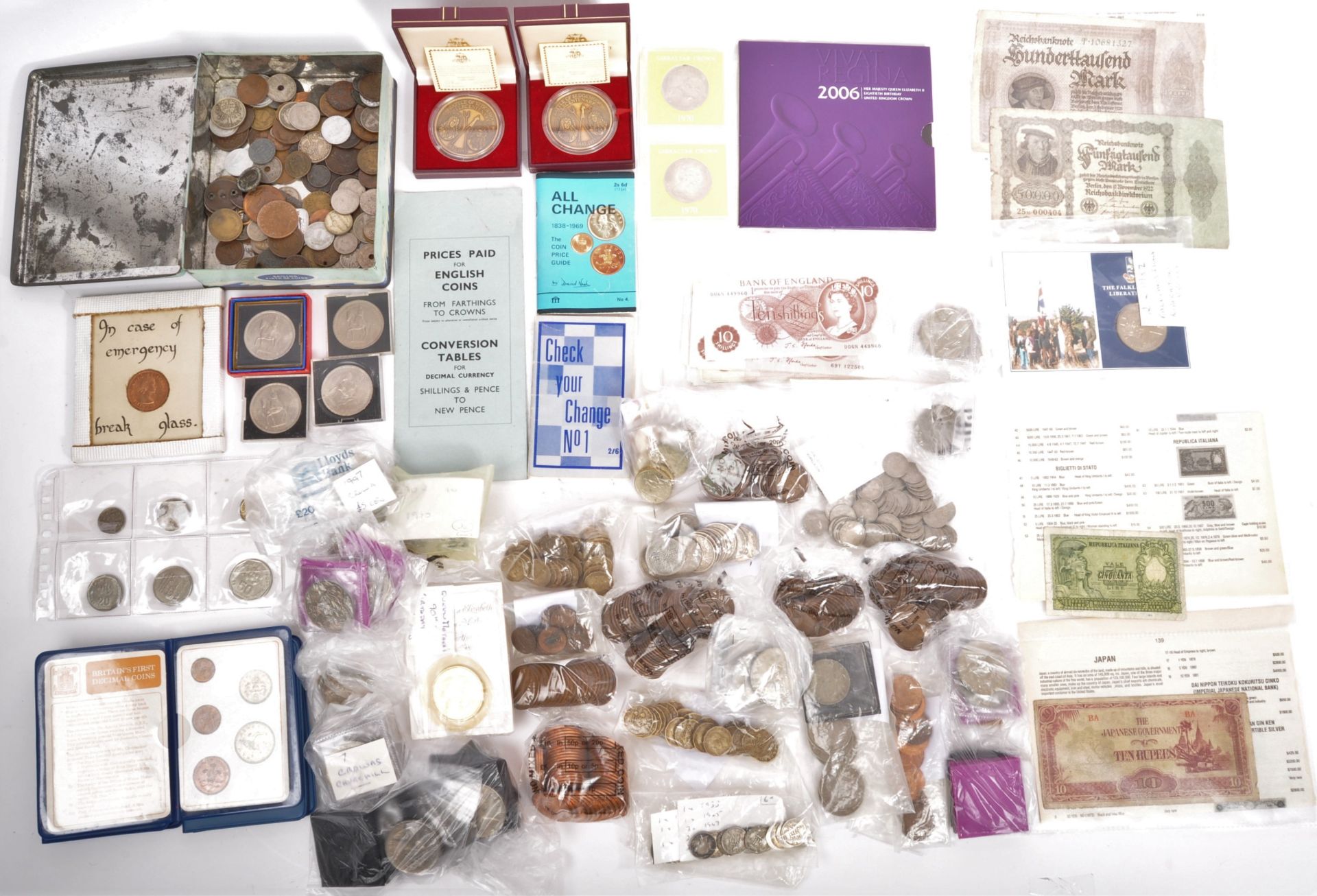 LARGE COLLECTION OF BRITISH COINS - 19TH CENTURY & LATER