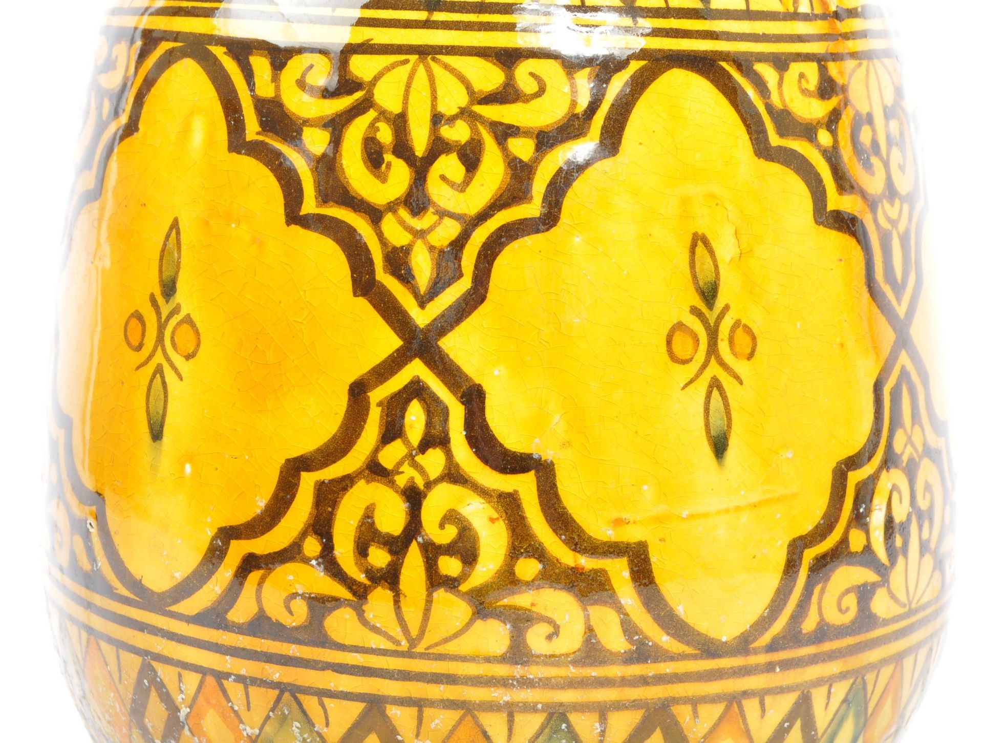 20TH CENTURY MOROCCAN HAND PAINTED VASE - Bild 3 aus 5