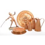 COLLECTION OF VINTAGE 20TH CENTURY COPPER ITEMS