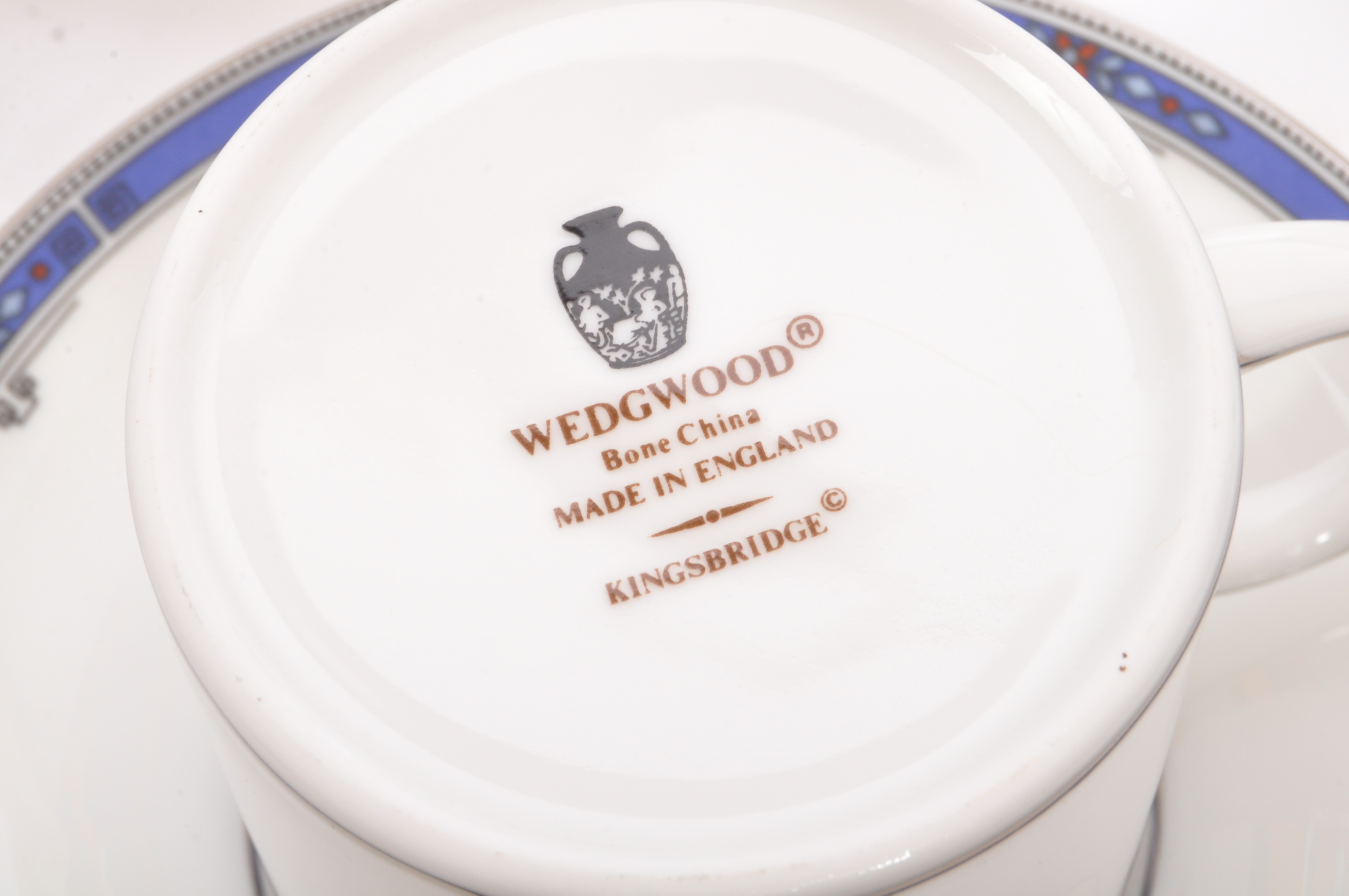 WEDGWOOD - KINGSBRIDGE PATTERN - PORCELAIN CHINA TEA SERVICE - Image 8 of 8