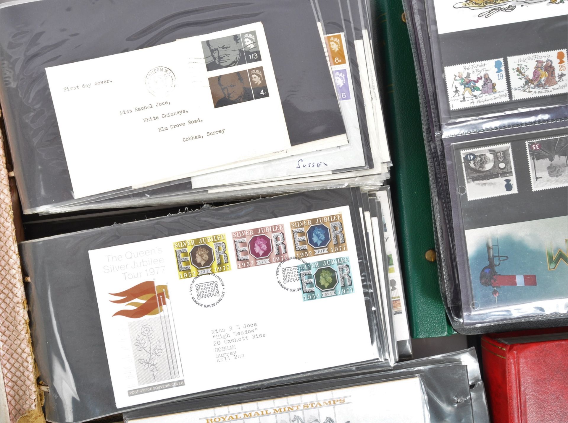 COLLECTION OF MULTIPLE ALBUMS OF FIRST DAY COVERS MINT STAMPS - Image 5 of 6