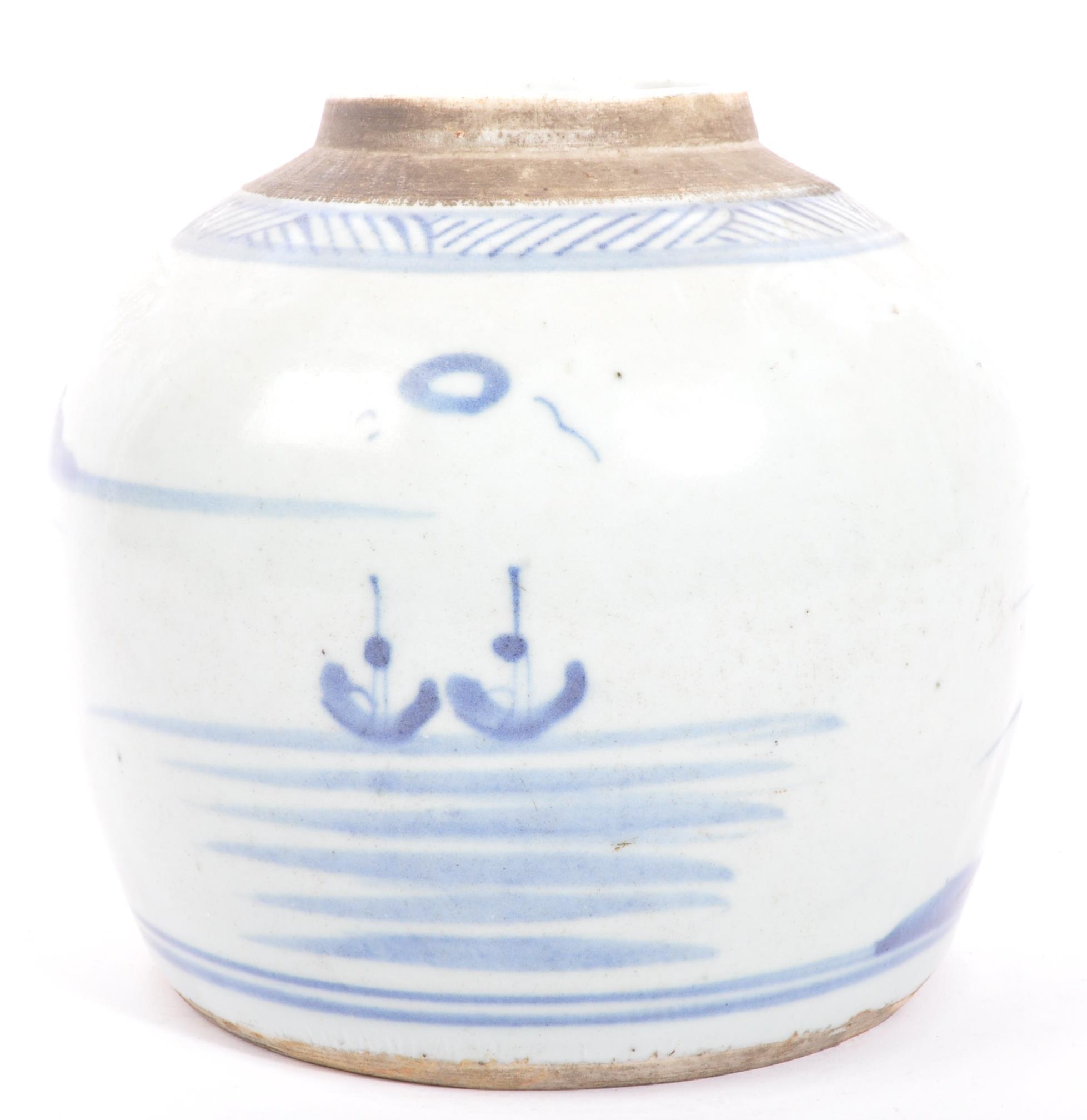 EARLY 20TH CENTURY CERAMIC BLUE & WHITE CHINESE GINGER JARS - Image 8 of 10