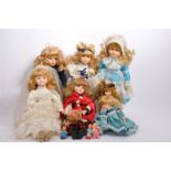 COLLECTION OF VINTAGE PORCELAIN DOLLS