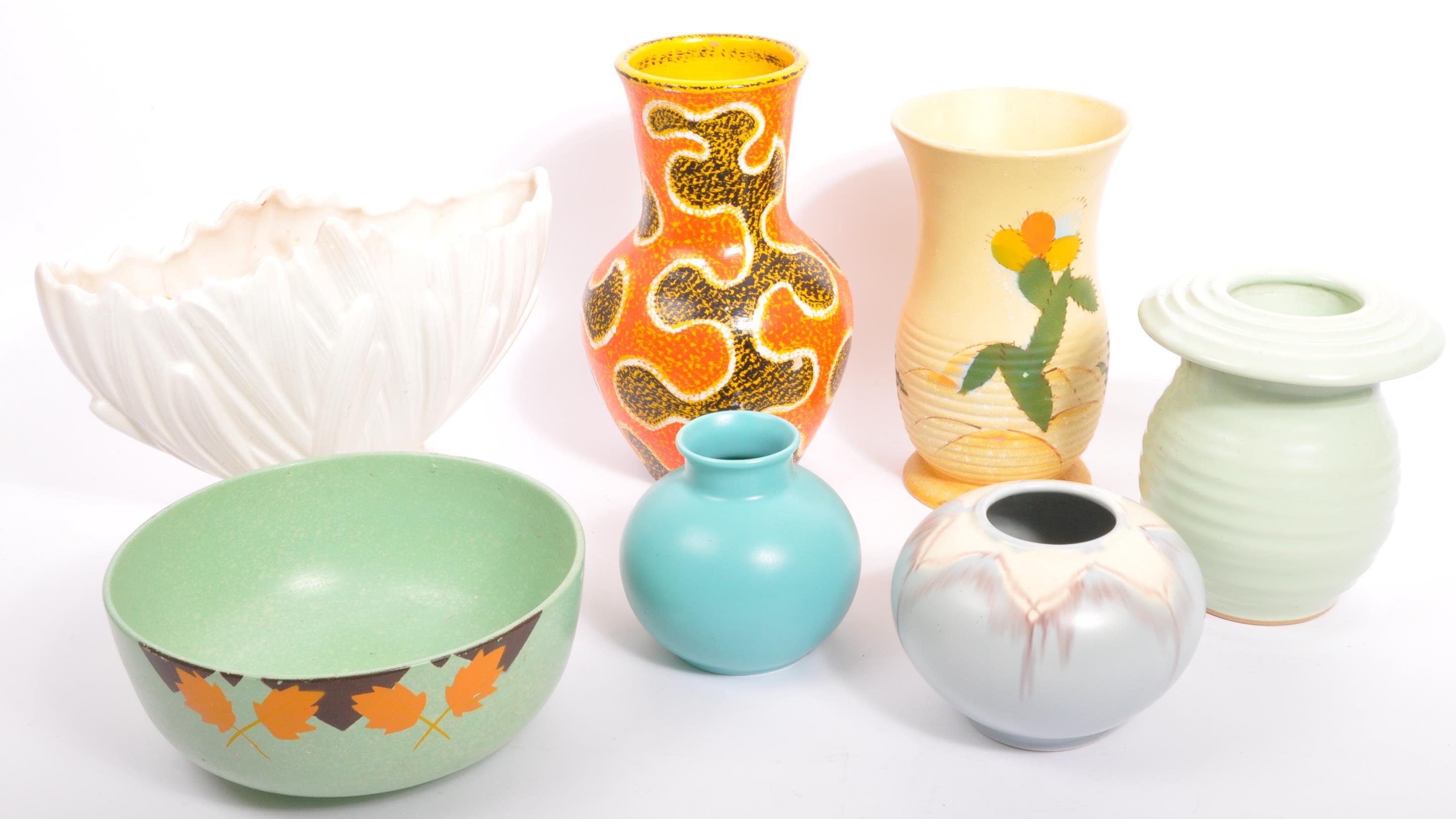 COLLECTION OF 20TH CENTURY CERAMIC VASES