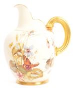 19TH CENTURY ROYAL WORCESTER HAND PAINTED JUG