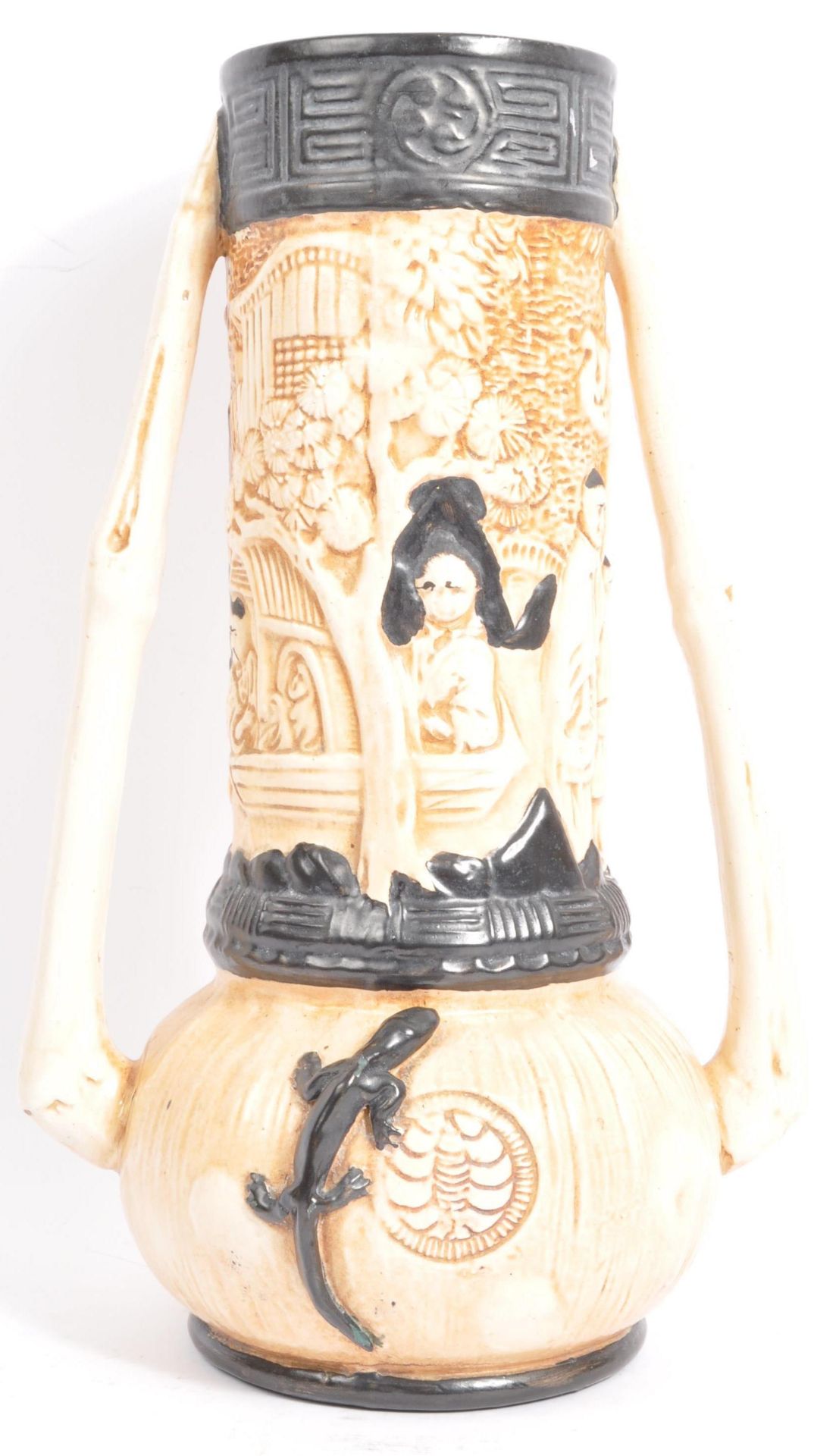 EARLY 20TH CENTURY BRETBY POTTERY CHINOISERIES VASE - Image 3 of 7