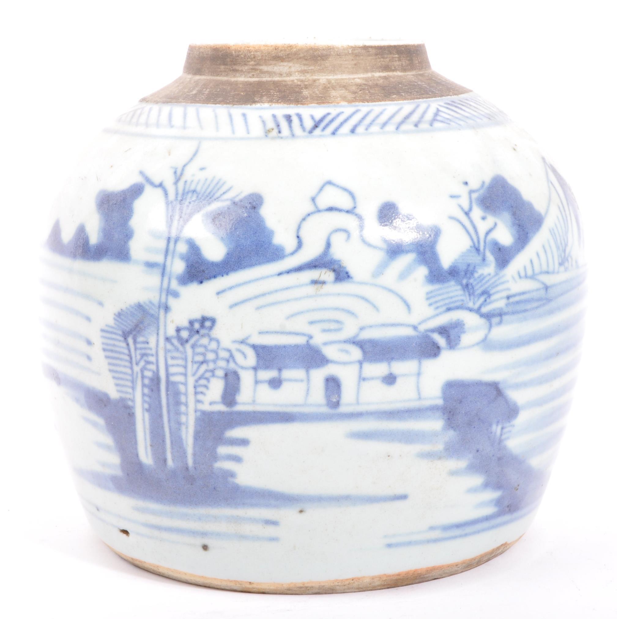 EARLY 20TH CENTURY CERAMIC BLUE & WHITE CHINESE GINGER JARS - Image 6 of 10