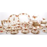 LARGE COLLECTION OF ROYAL ALBERT OLD COUNTRY ROSES TEA SET