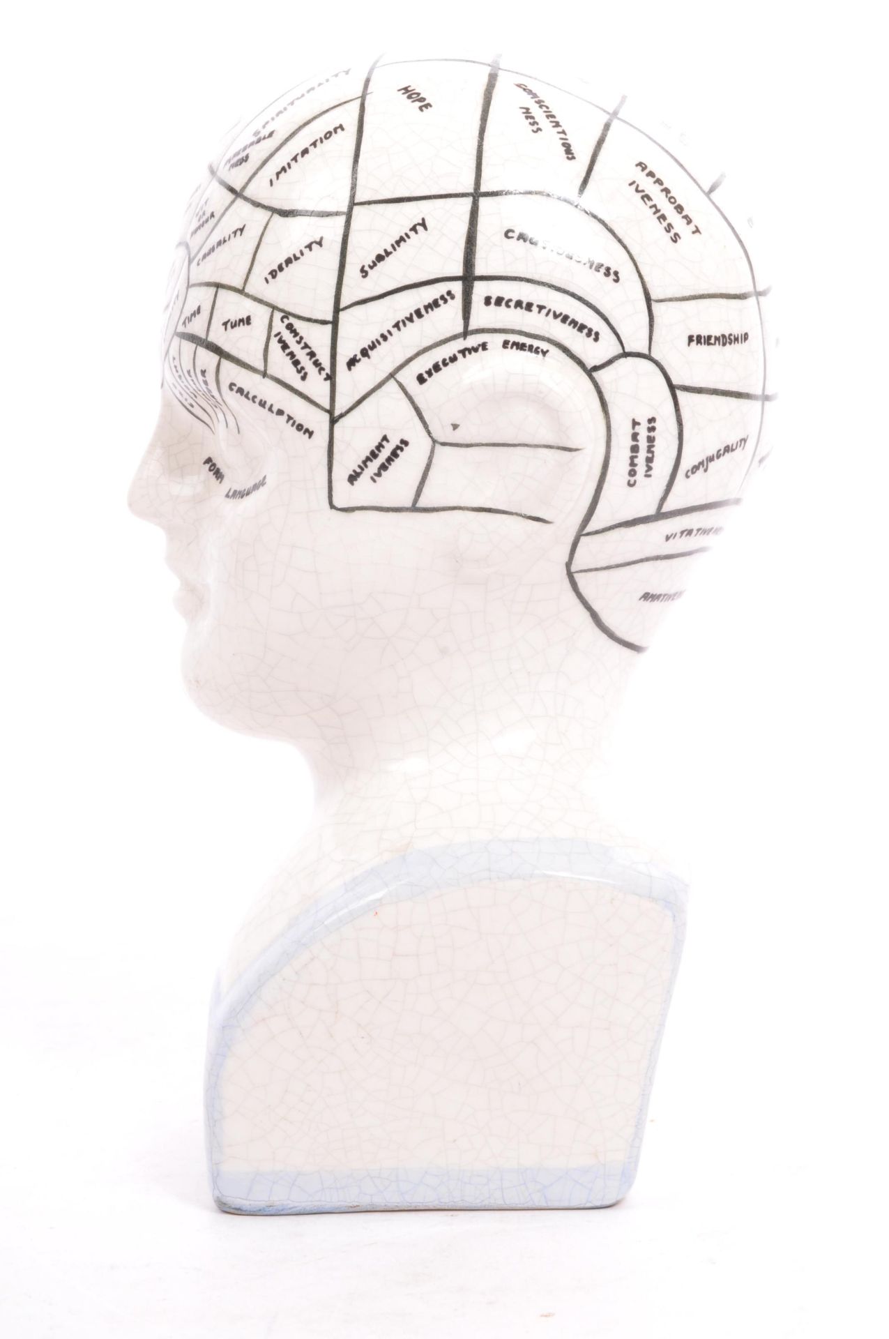 VICTORIAN MANNER PHRENOLOGY HEAD - Image 2 of 6