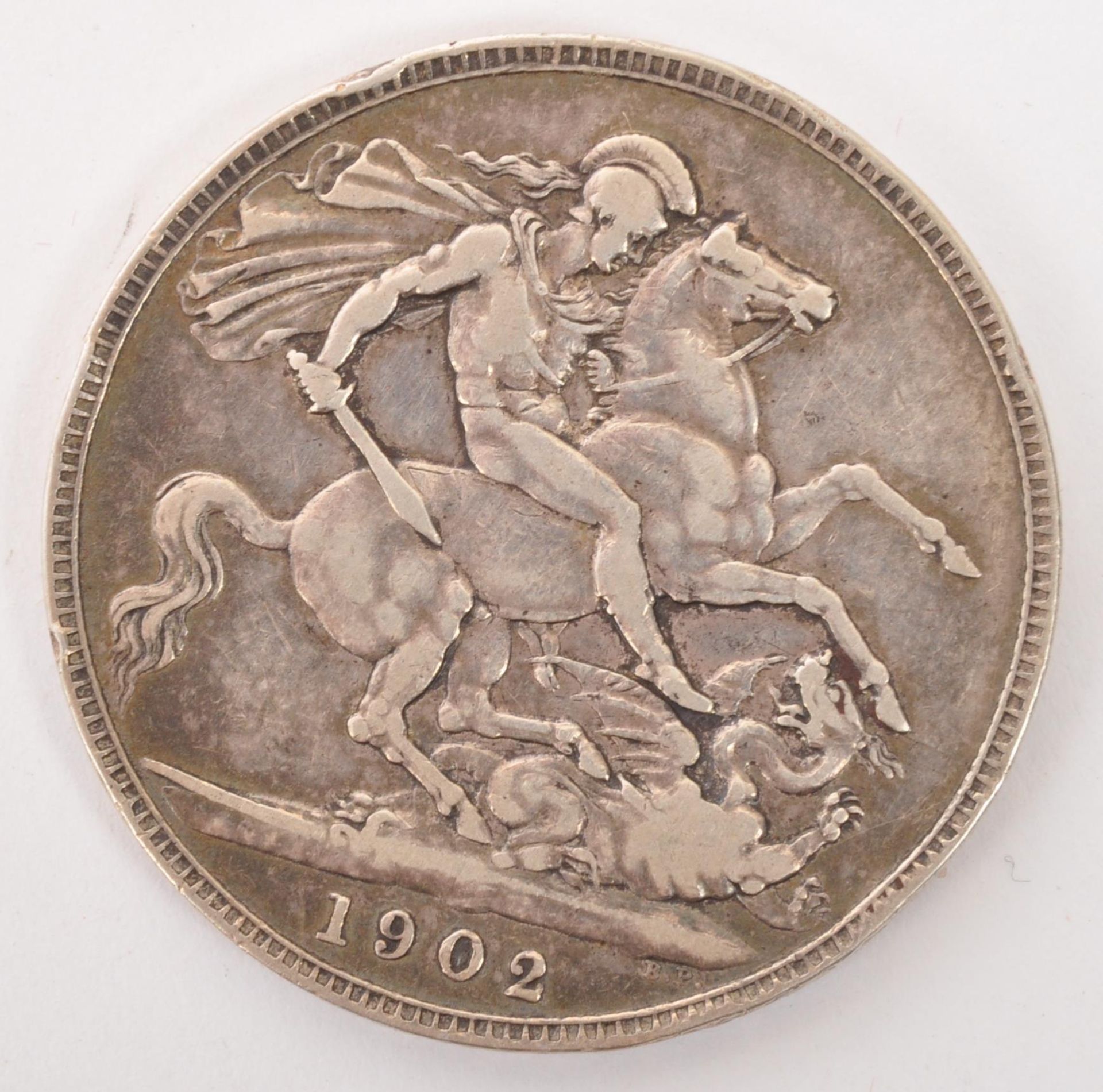 KING EDWARD IV 1902 925 SILVER CROWN COIN