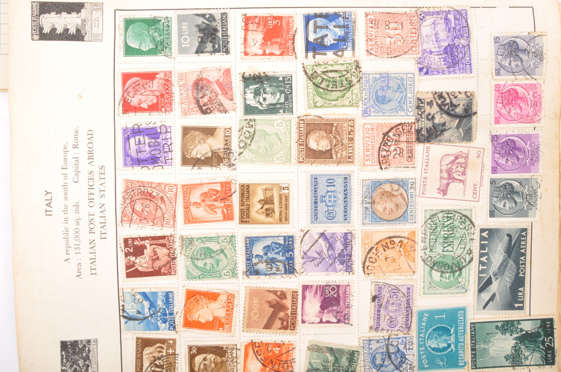 A LARGE COLLECTION OF STAMPS AND 1950'S POST CARDS - Bild 4 aus 9