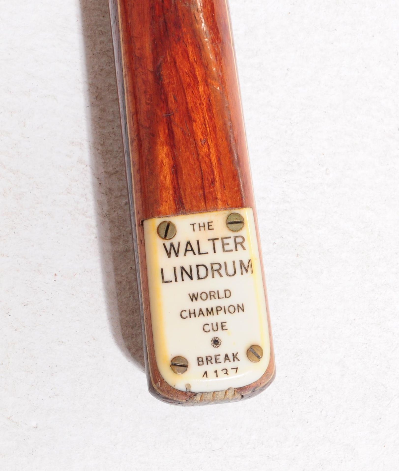 THE WALTER LINDRUM WORLD CHAPMION SNOOKER CUE - Bild 3 aus 6