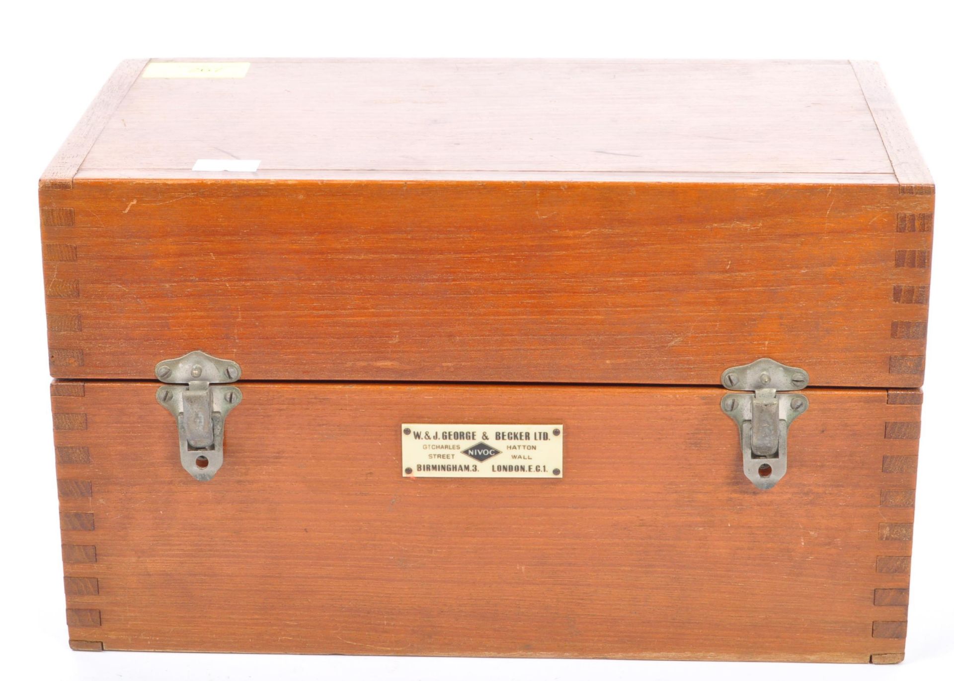 A VINTAGE LABORATORY RESISTANCE BOX BY W & J GEORGE & BECKER - Image 6 of 6