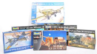 MODEL KITS - COLLECTION OF REVELL MILITARY THEMED MODEL KITS