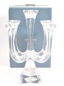 VILLEROY & BOCH GERMAN GLASS FIVE BRANCH CANDELABRA
