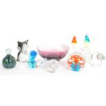 COLLECTION OF RETRO GLASS - MDINA - CAITHNESS - PAPERWEIGHTS