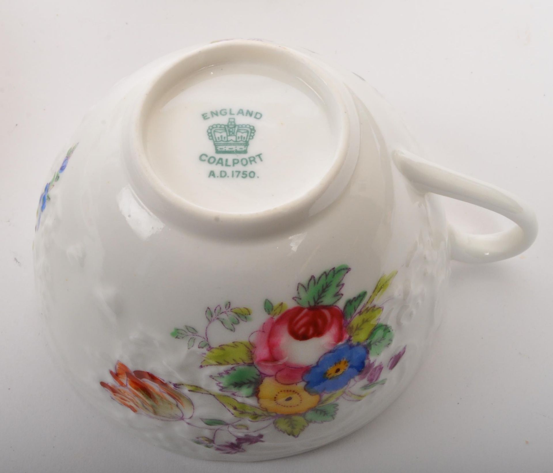 VINTAGE 20TH CENTURY COALPORT & CROWN DERBY TEA SERVICE - Image 7 of 7