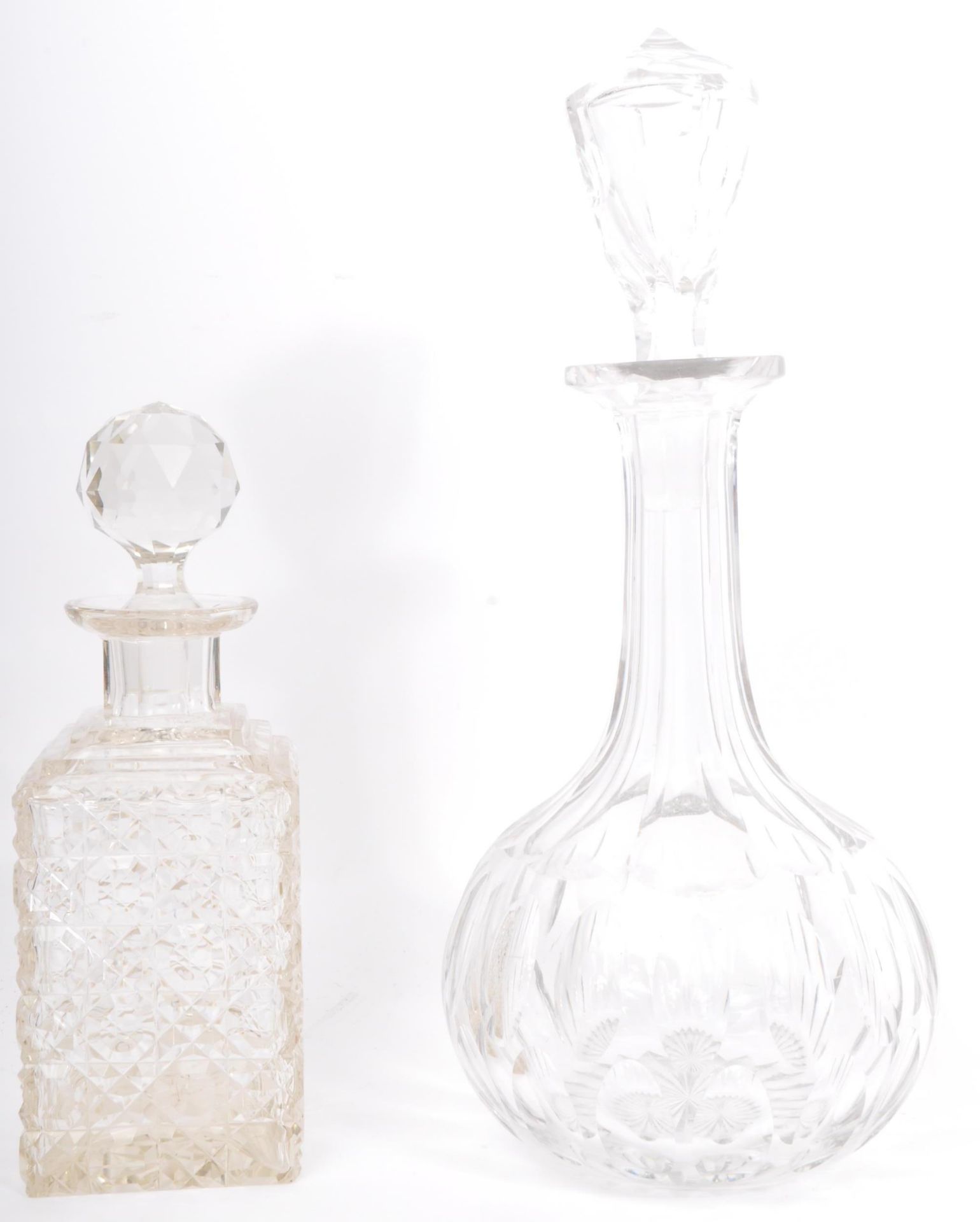 COLLECTION OF 19TH CENTURY & LATER GLASS DECANTERS - Bild 2 aus 6