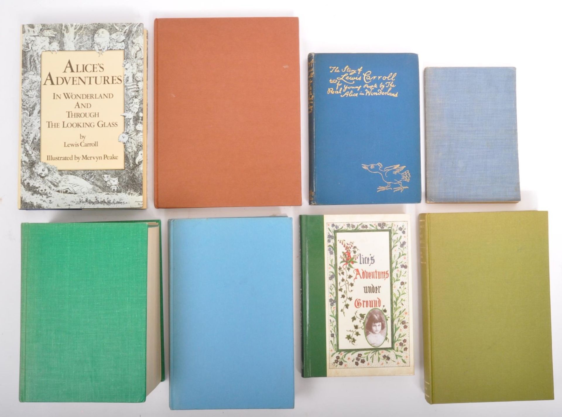COLLECTION OF 20TH CENTURY LEWIS CARROLL BOOKS