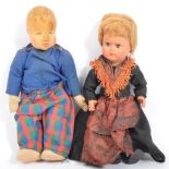 TWO 20TH CENTURY CHILDRENS DOLLS