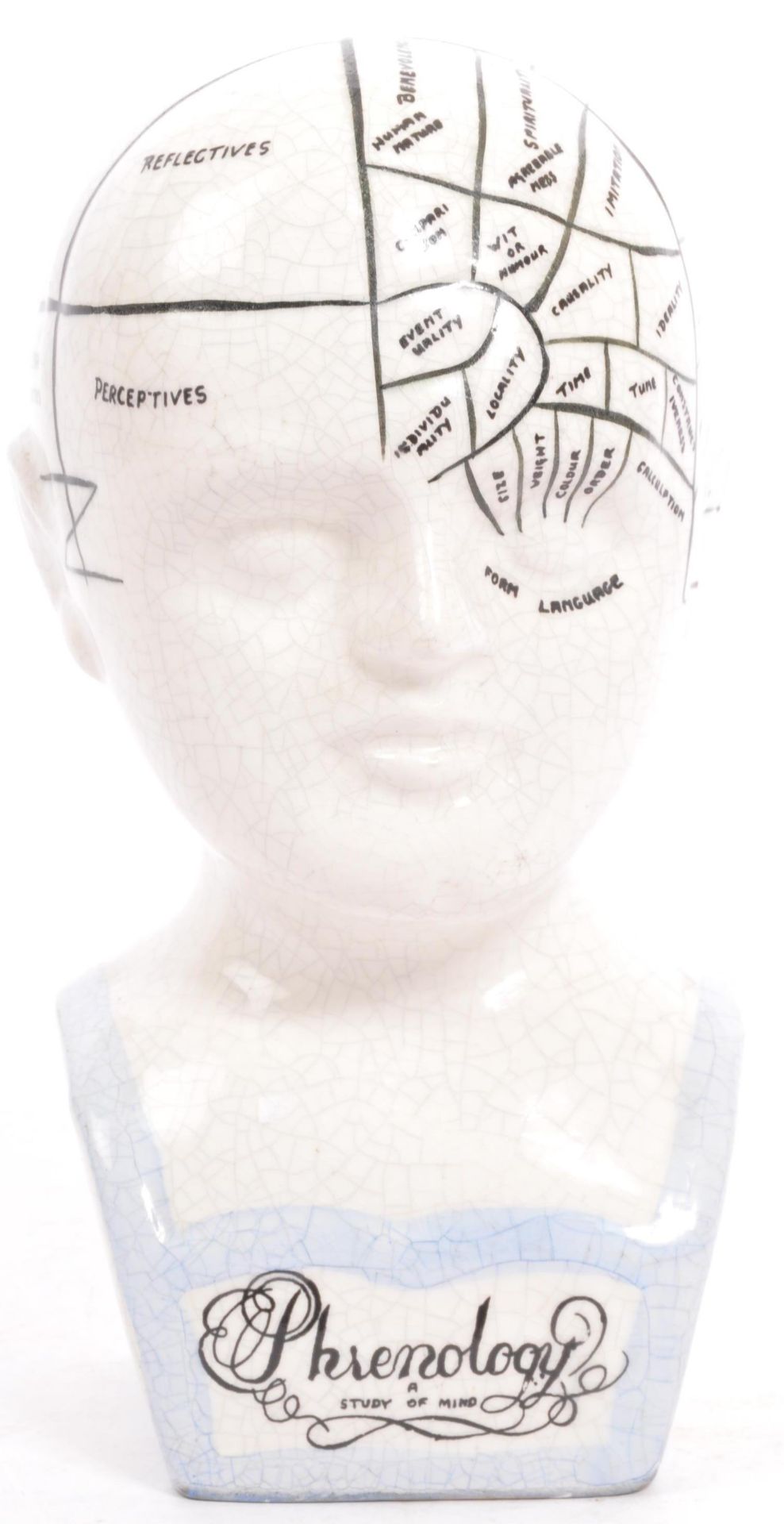 VICTORIAN MANNER PHRENOLOGY HEAD