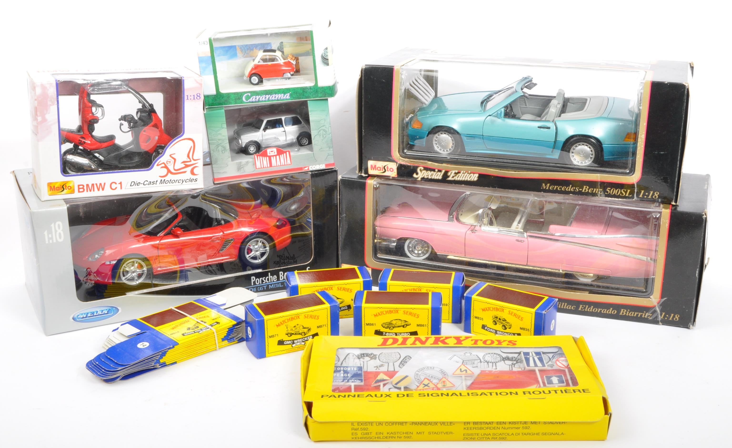 DIECAST - COLLECTION OF ASSORTED DIECAST MODEL VEHICLES