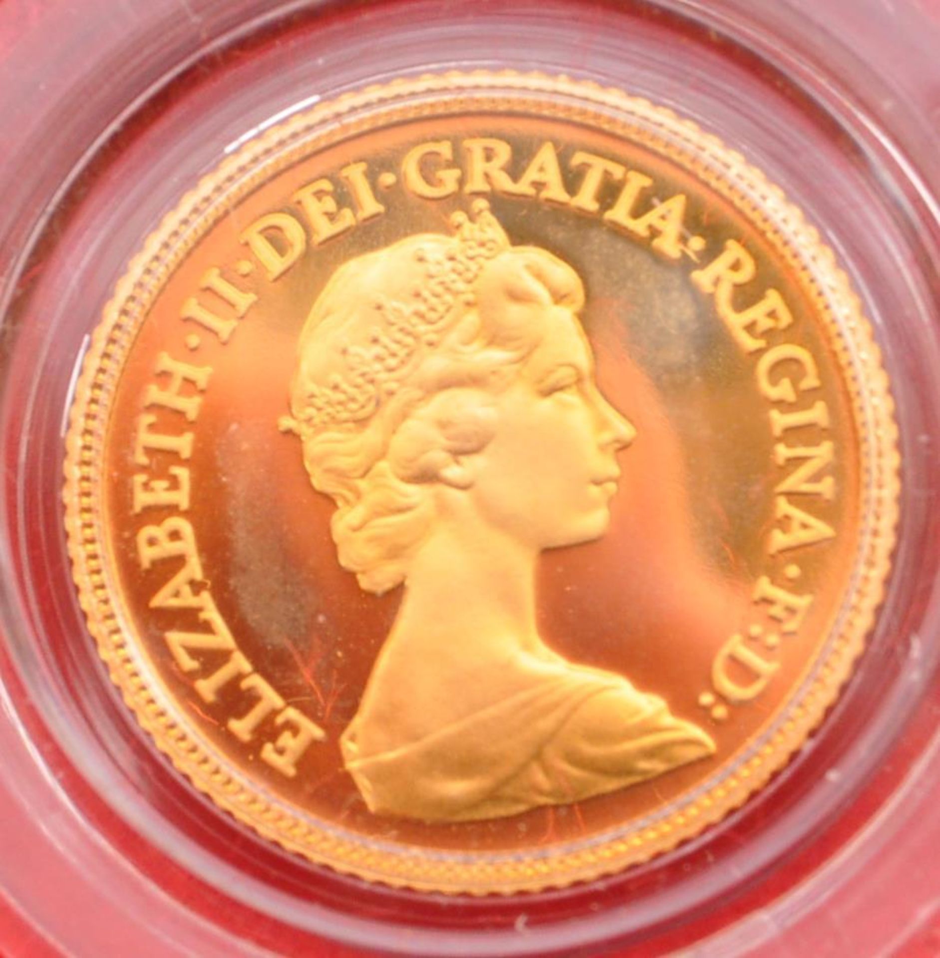 ELIZABETH II - THE ROYAL MINT - GOLD PROOF HALF SOVEREIGN COIN - Bild 2 aus 3