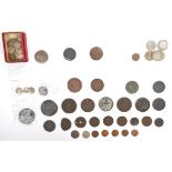 COLLECTION OF 19TH CENTURY BRITISH & FOREIGN COINS